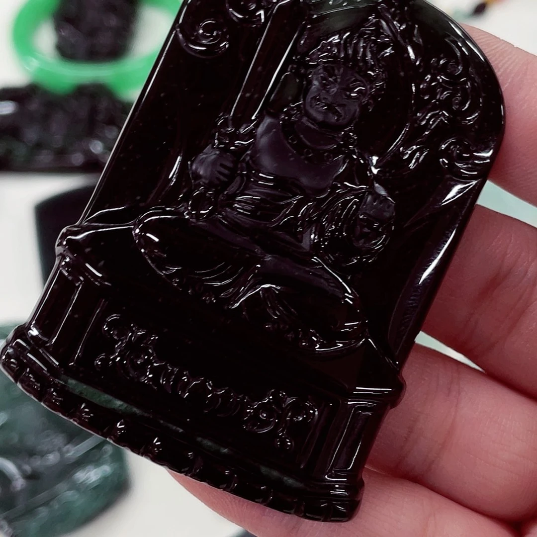 翡翠未镶嵌颈饰先鉴后发一物一证