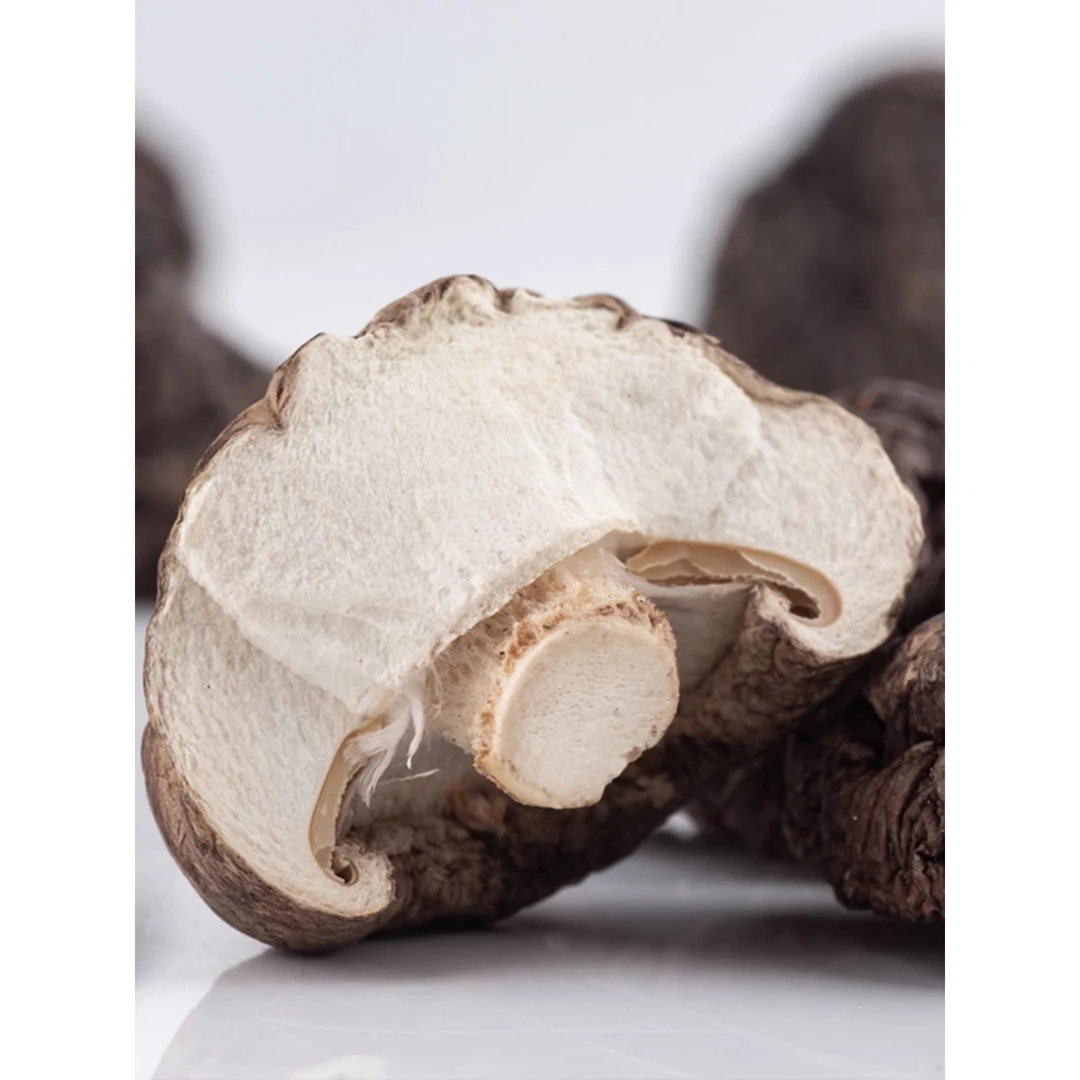 精选黑面金钱菇净重500g蘑菇剪根小香菇肉厚香浓特产冬菇散装干货