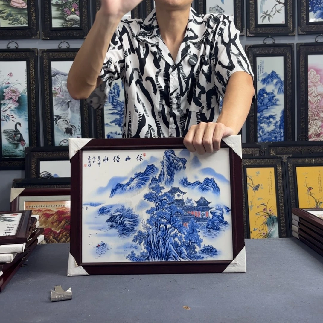摆件景德镇陶瓷瓷板画