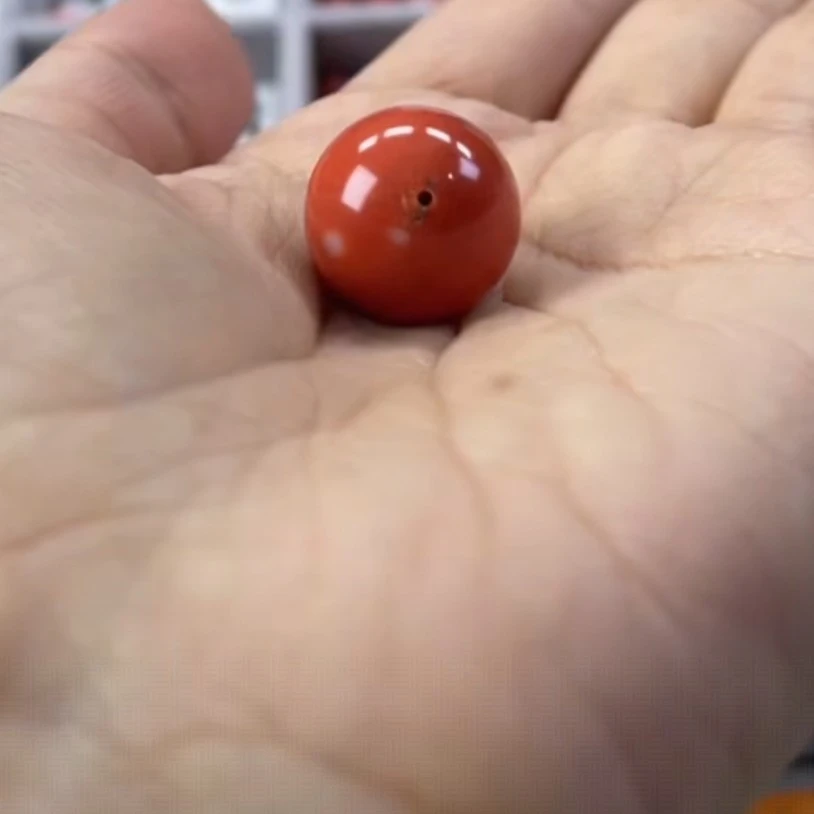天然宝石红珊瑚圆珠