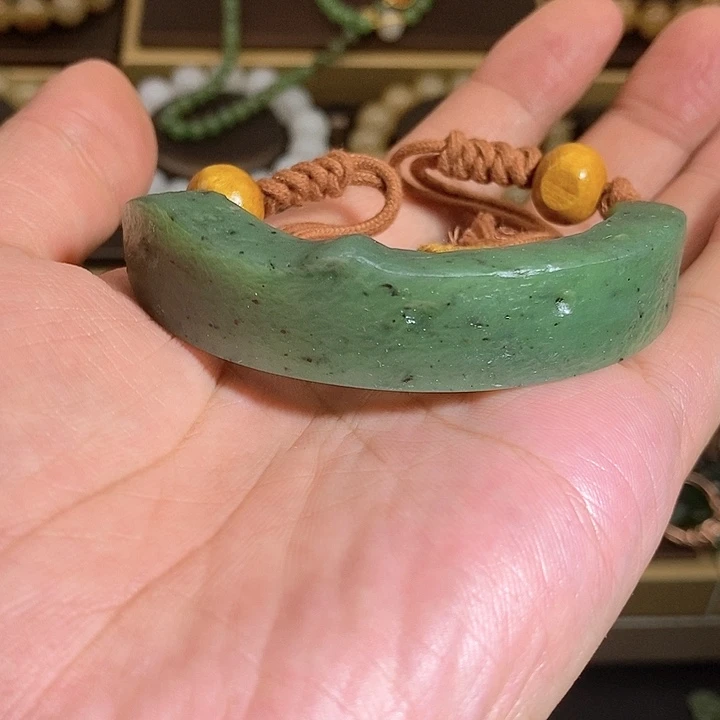【闪购商品】未镶嵌手绳和田玉（碧玉）