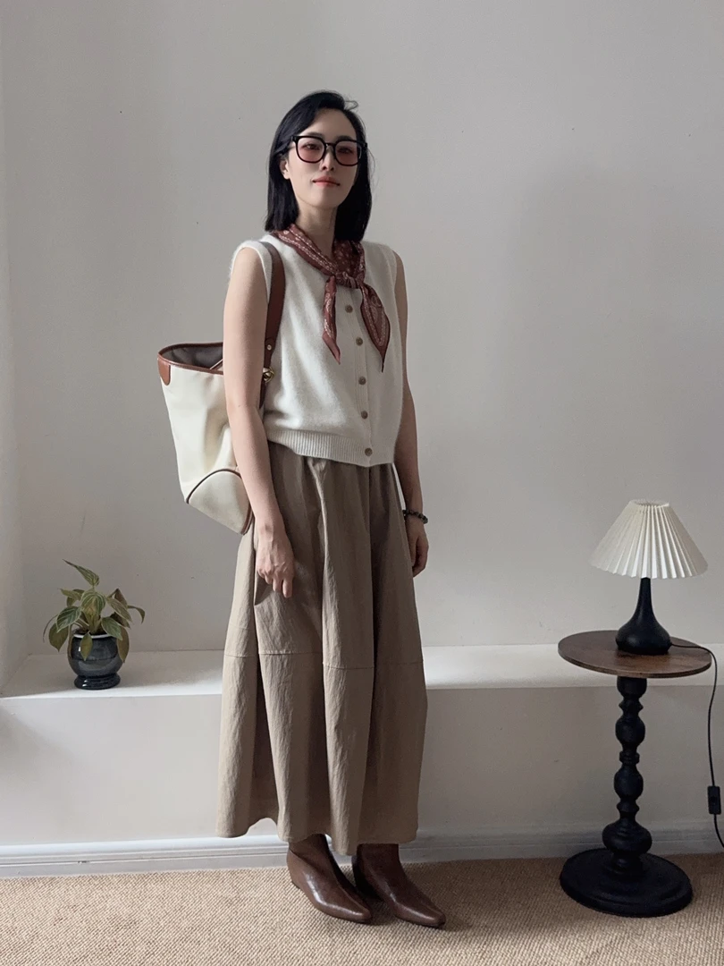 女装针织搭配休闲气质高级感