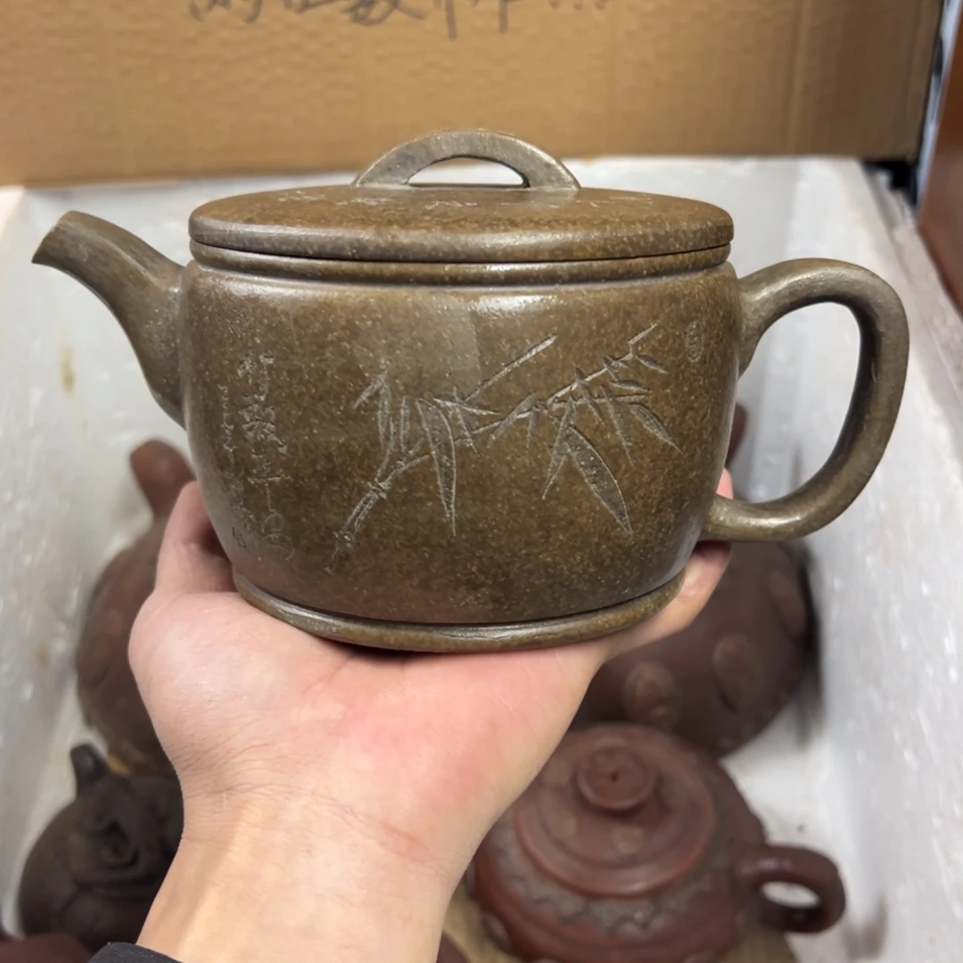 紫砂茶壶宜兴原矿紫砂壶750毫升容量