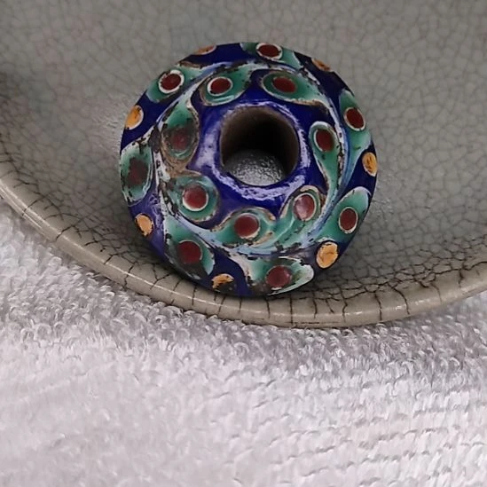 摆件开片瓷器瓷片摆件