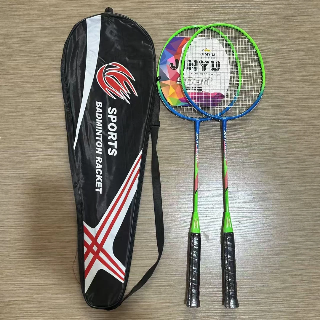 哥乐博超轻耐用羽毛球拍成人进攻型训练专用套装