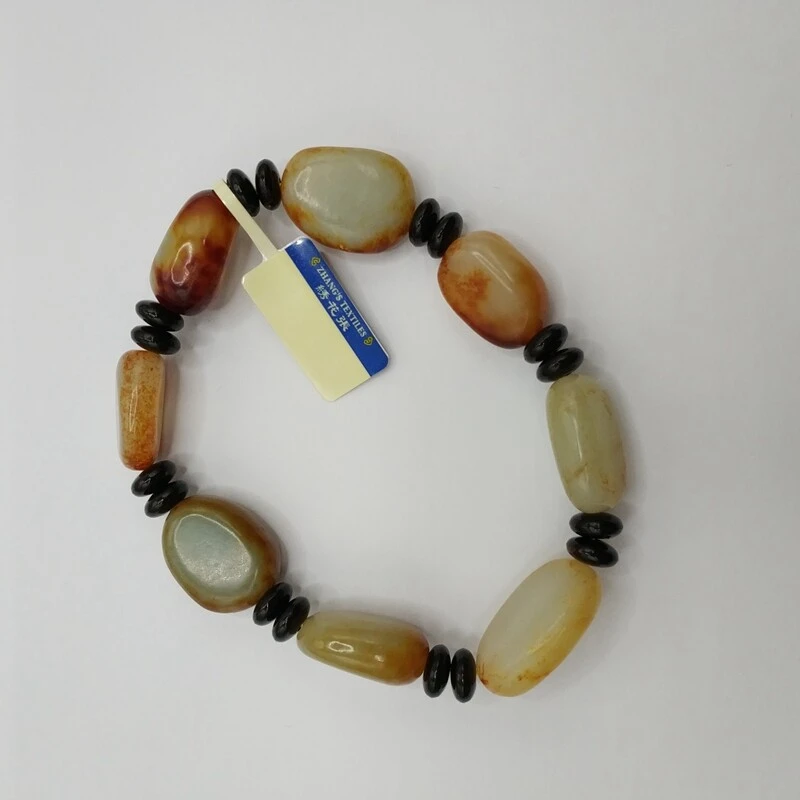 和田玉原石手串-M25FC003926