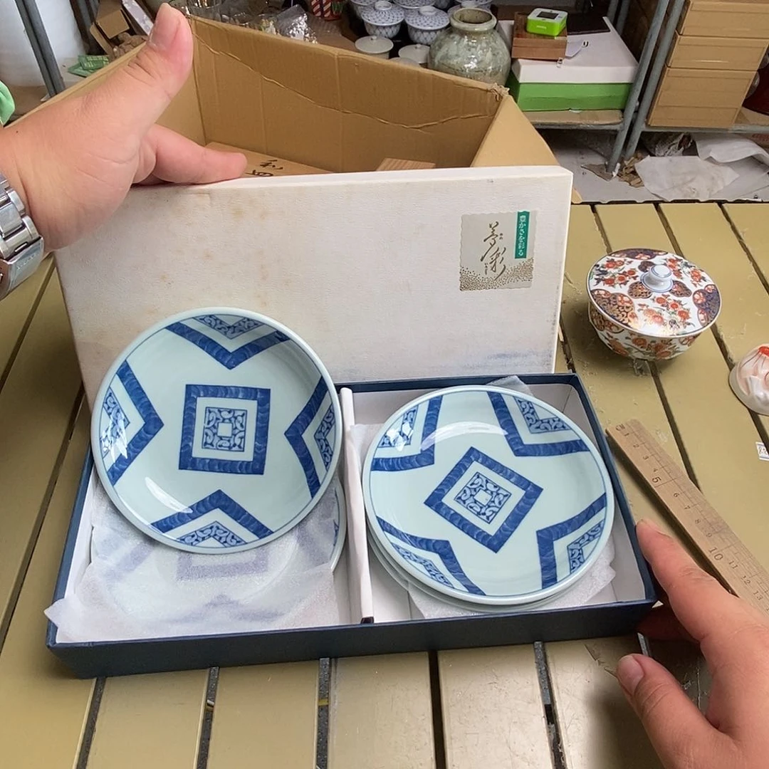 五只茶具默认微瑕不退不换看好在拍