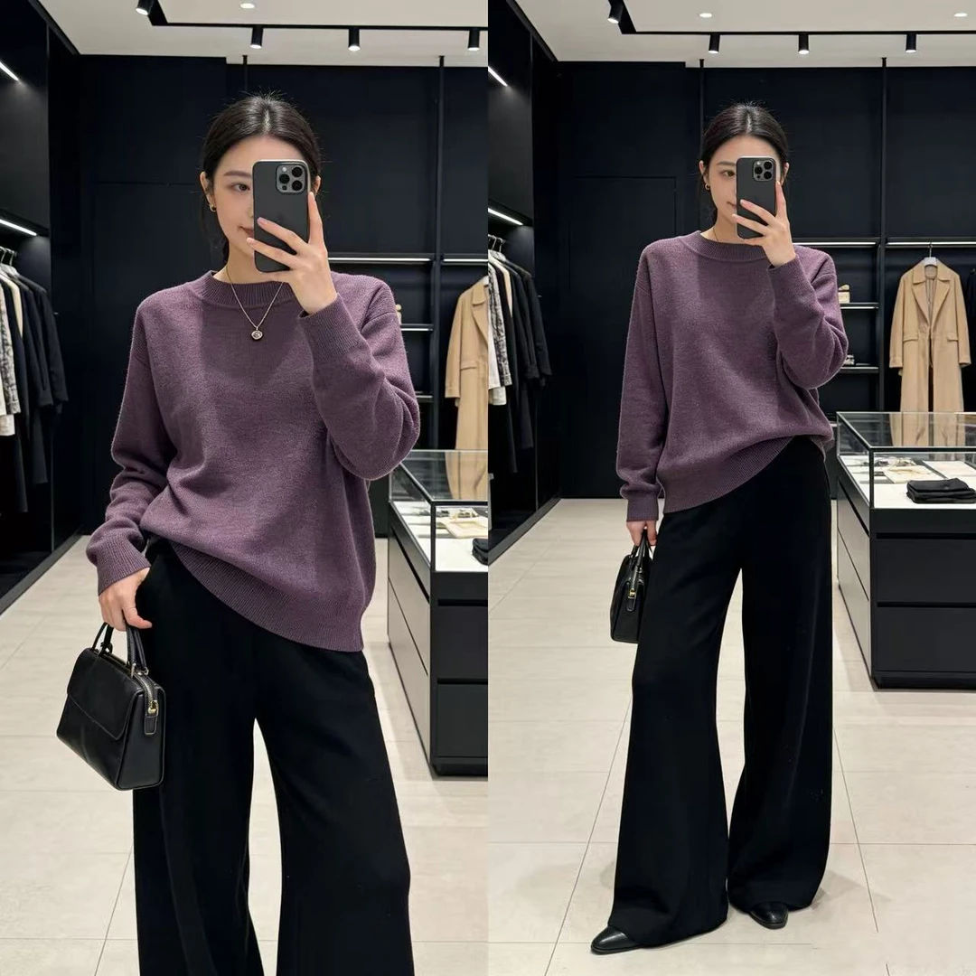 精纺羊毛~胸118-180长58（部分无三标介意慎拍）针织上衣RYY 4598