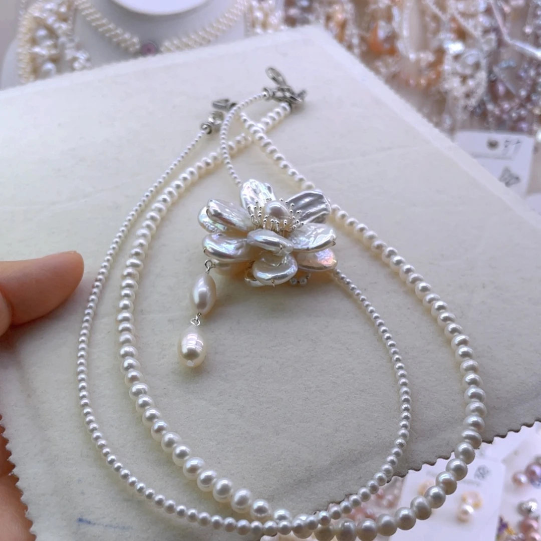 未镶嵌淡水珍珠耳饰套装