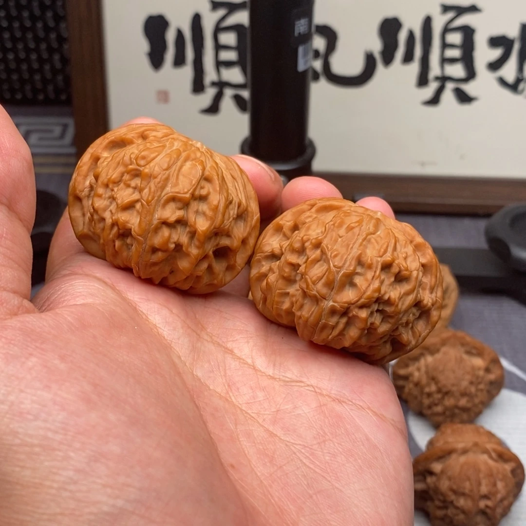 把件文玩核桃全品44尺山地正磨