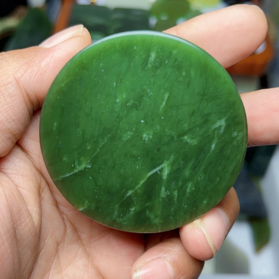 未镶嵌和田玉（碧玉）珠宝半成品