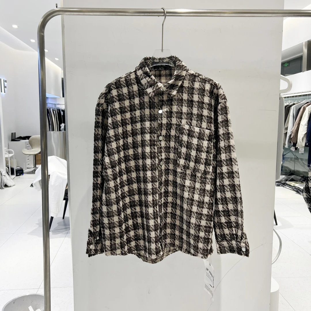 【清仓捡漏】男女情侣款春季小香风衬衫外套宽松气质韩版长袖衬衣潮