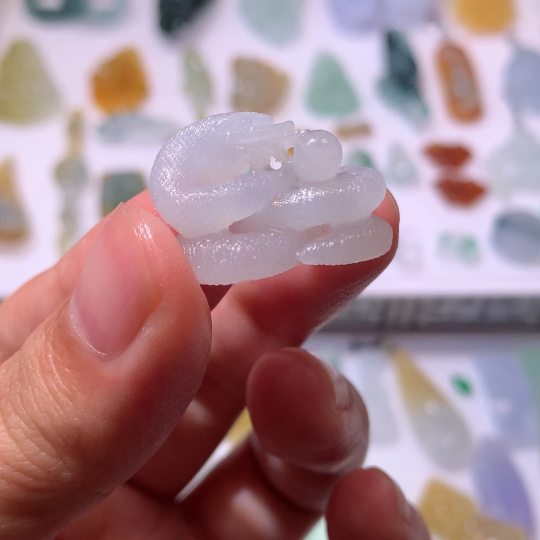 未镶嵌定制翡翠蛇