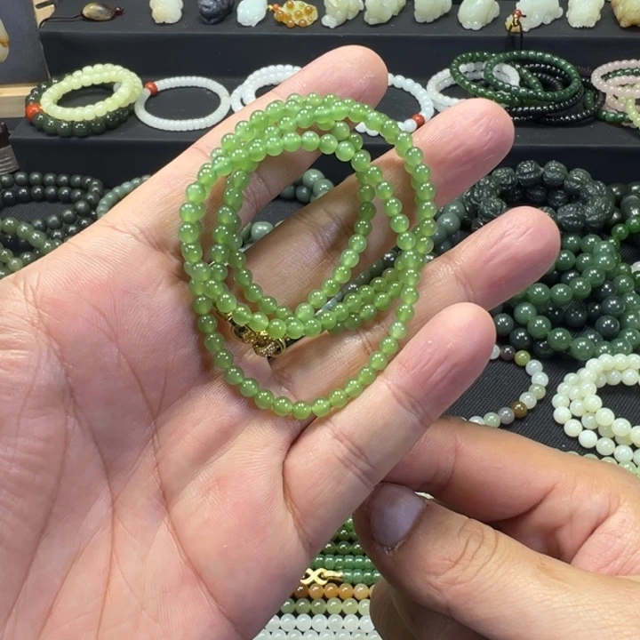 和田玉未镶嵌项链