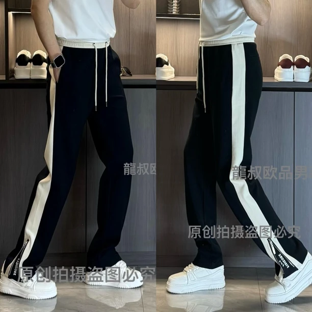7724147/高端轻运动直筒休闲卫裤