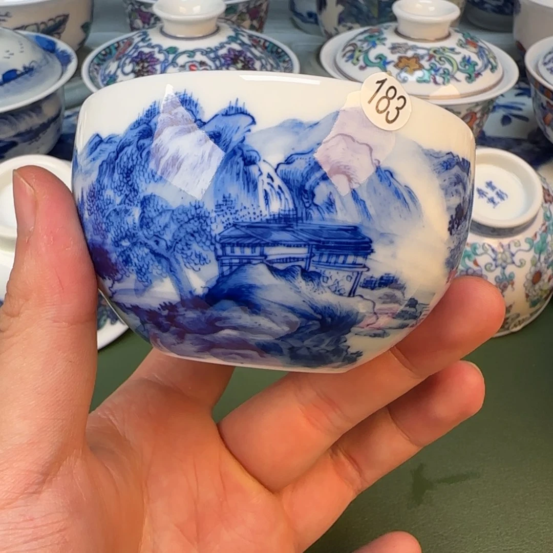 彦祖纯手工手绘茶具183