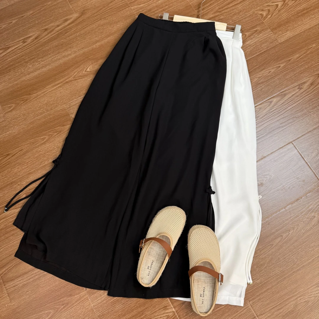 [醉山]Z052新中式新款直筒裤国风百搭时尚裤子宽松女裤