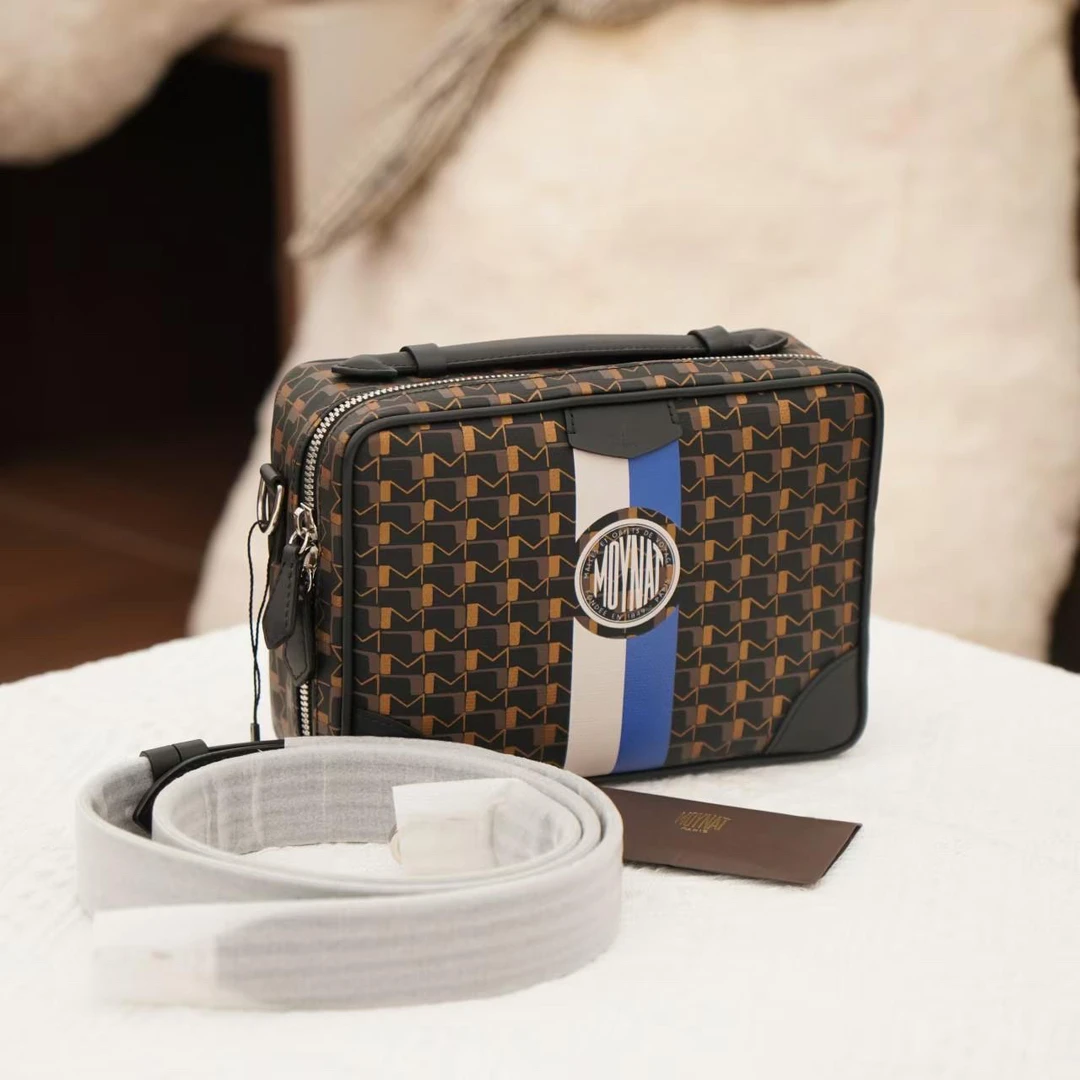 99新 MOYNAT/摩奈 【嘻哈专属】/D7841/老花盒子斜挎包