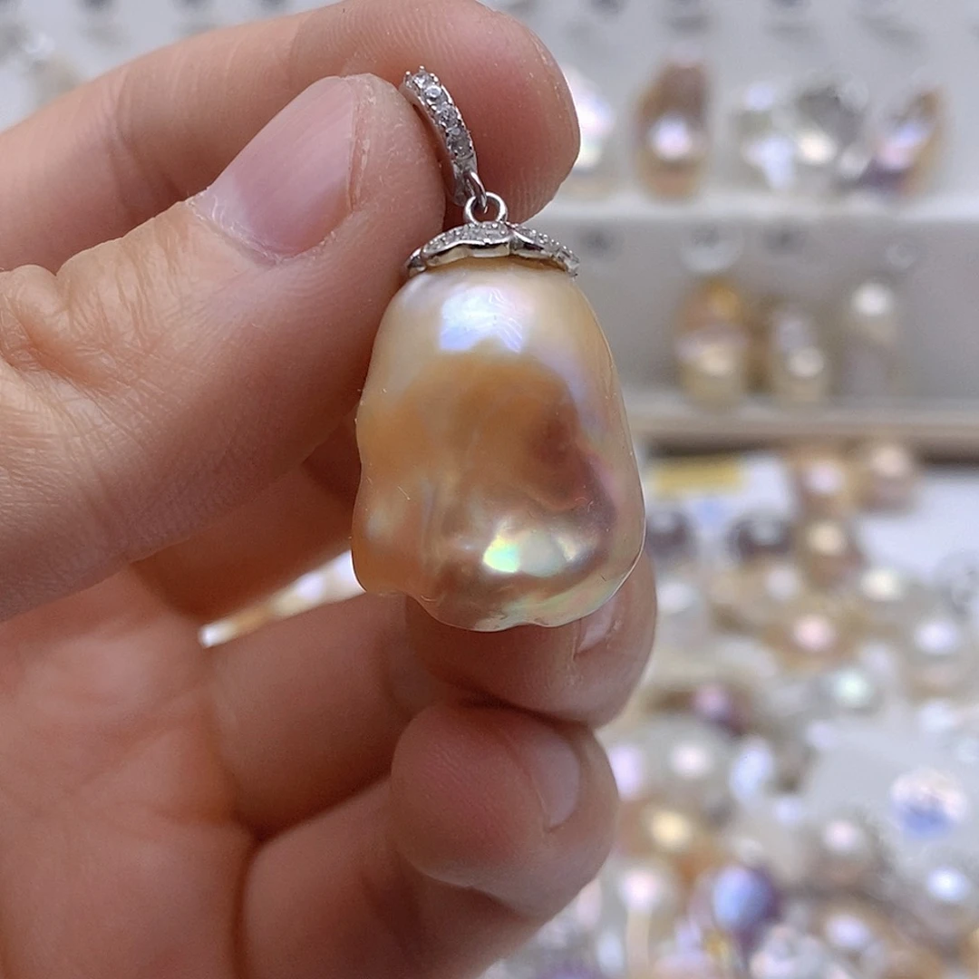 吊坠(不含链)未镶嵌淡水珍珠