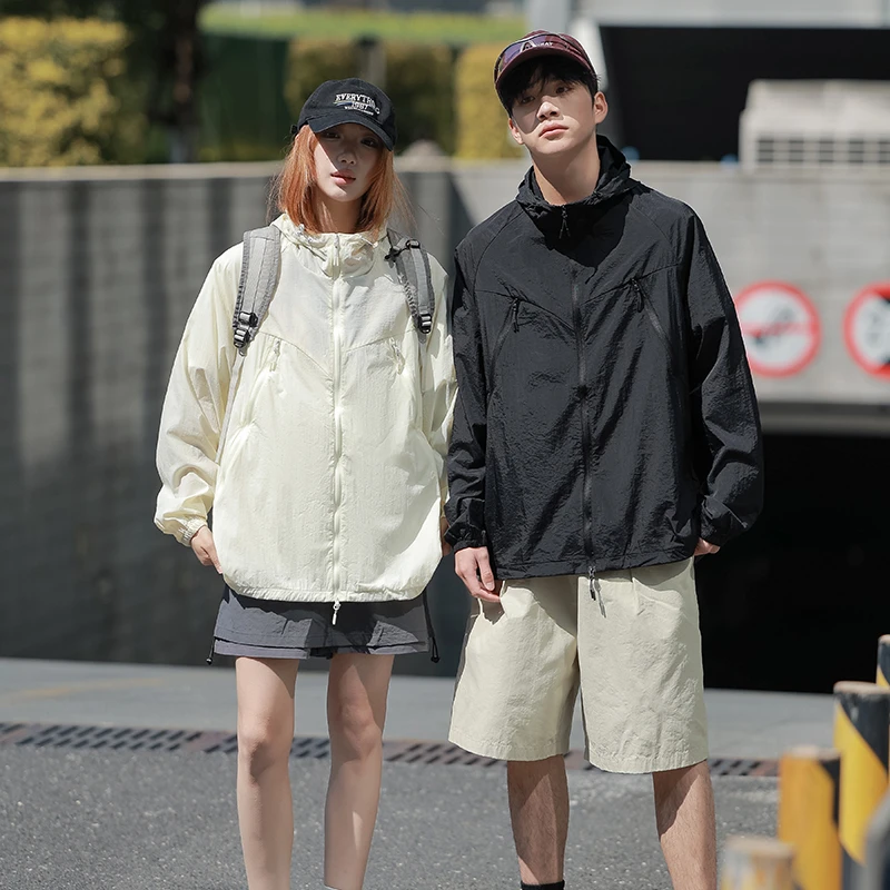 【品牌原单】UPF200+山系情侣凉感原纱防晒防紫外线速干透气皮肤衣