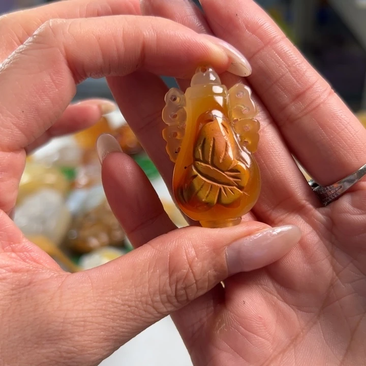 玛瑙/玉髓吊坠(不含链)未镶嵌