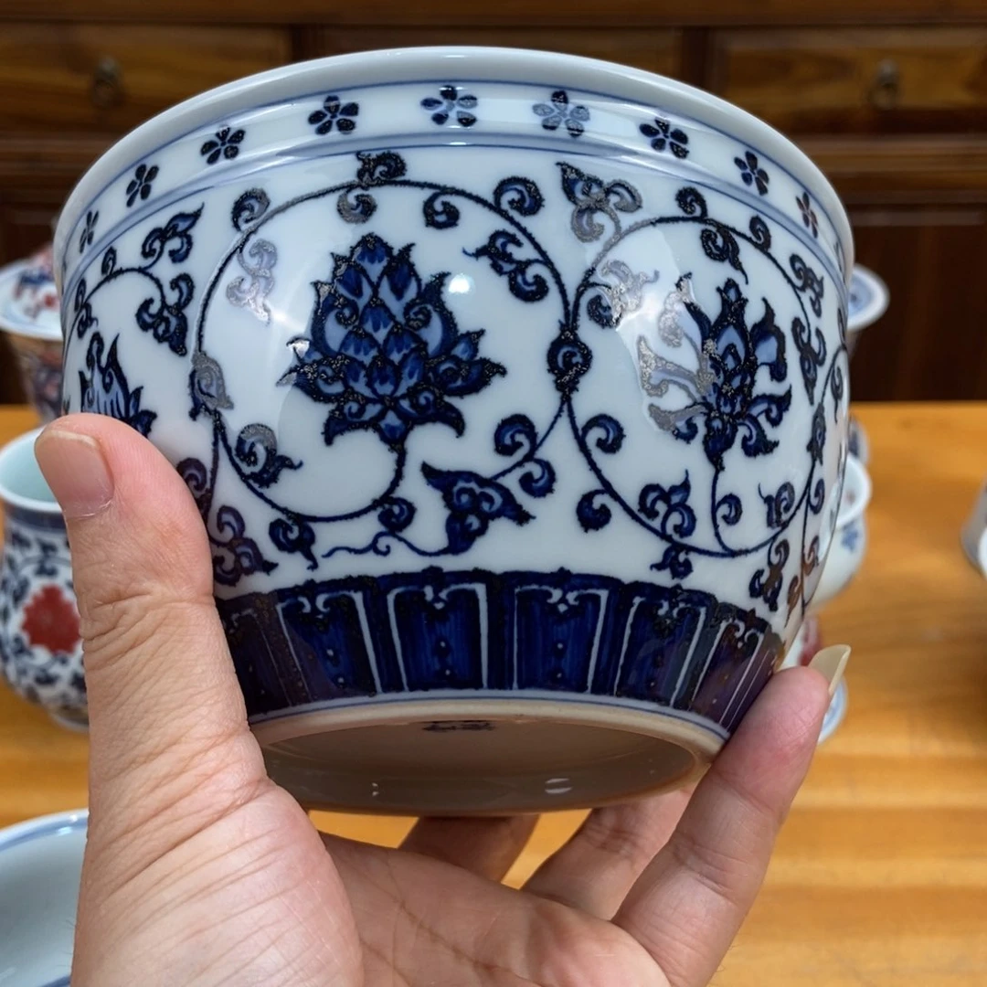 手绘茶具现代制品