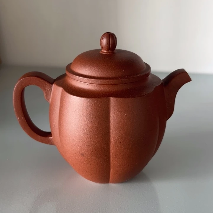 茶案紫砂精工花瓣六方260cc