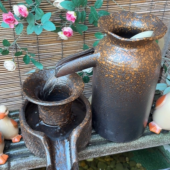 粗陶口径13/27，13/15/15➕10W水泵➕水管➕过滤棉