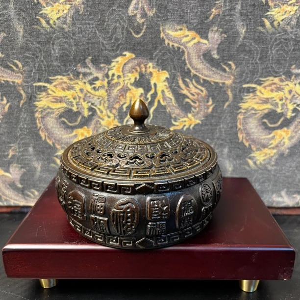 【闪购链接】铜百福香炉摆件