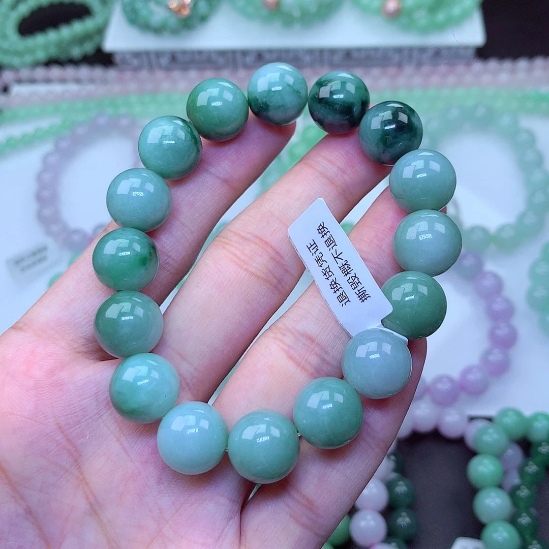 翡翠未镶嵌毛衣链