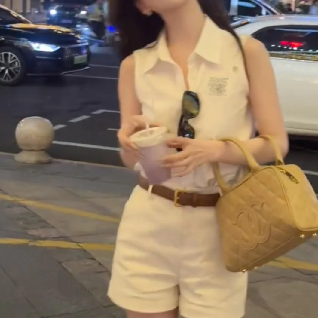 2025春季新款时尚显瘦气质女士网红洋气两件套百搭款K8047