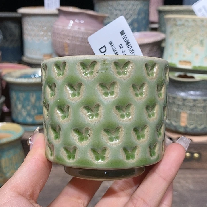 七里烧陶瓷02-23-190内口6