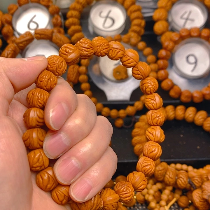 桃核手串十*龙纹金蟾纹12