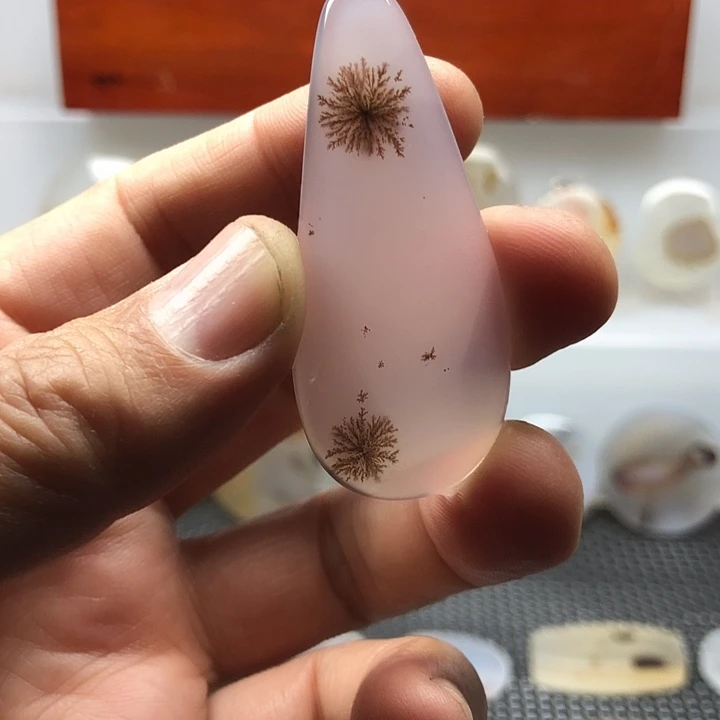 玛瑙/玉髓未镶嵌海洋玉髓象形花片