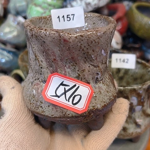 粗陶花盆手工花盆制作