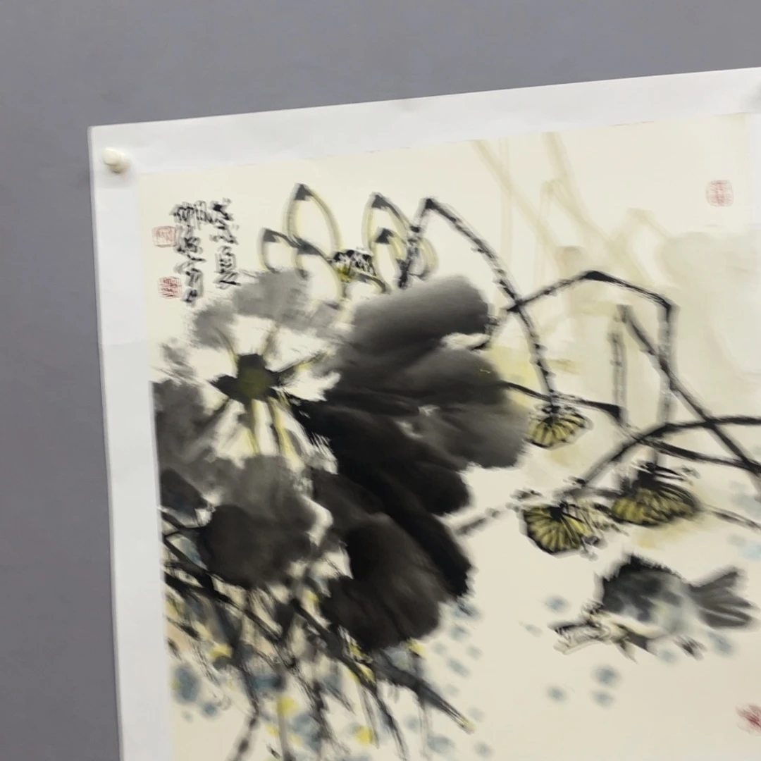 国画艺术家真人手绘