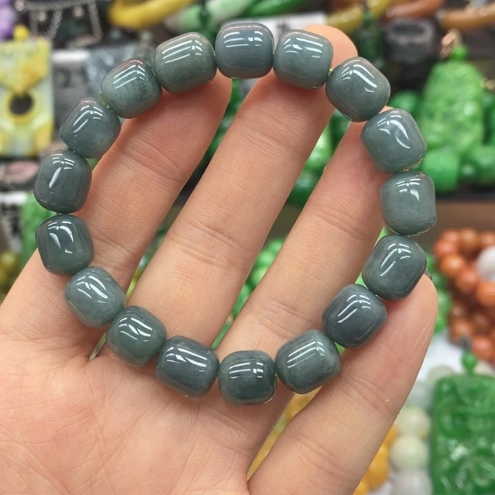 翡翠未镶嵌颈饰手链37