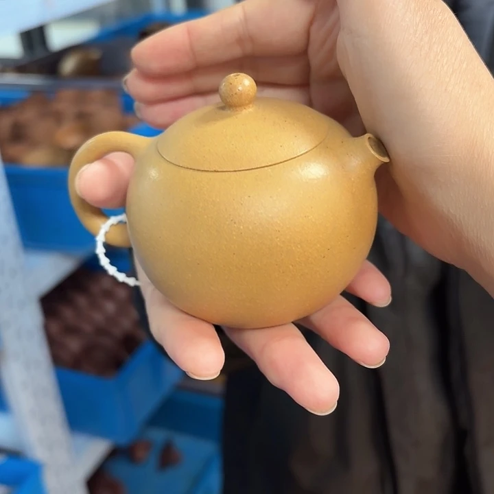 茶壶紫砂宜兴原矿黄金段175