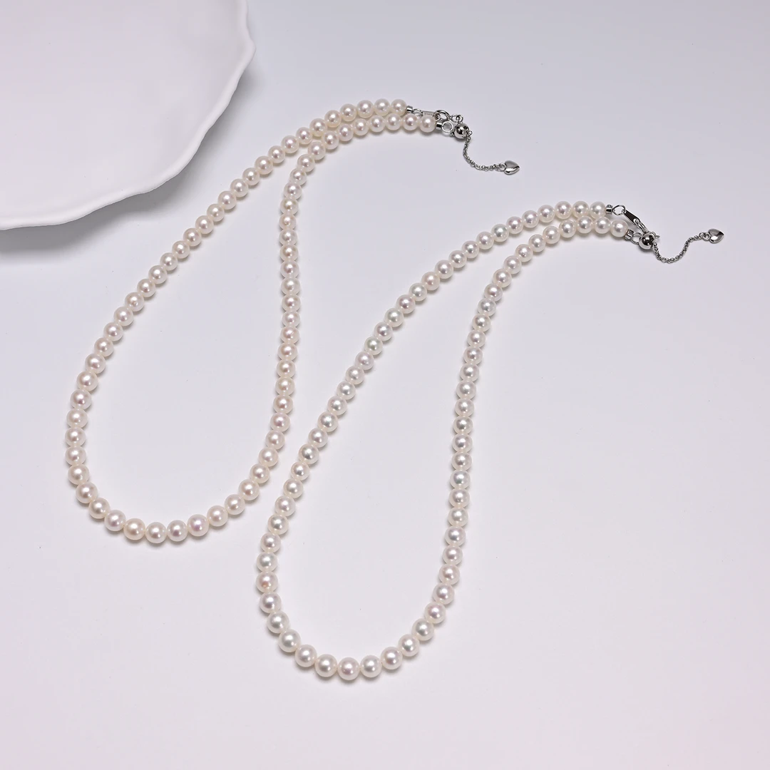 【小宝珠宝】5 T04093-淡水珍珠项链-多样性发一件-5mm