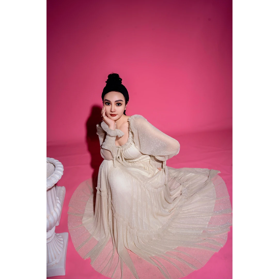 【星姐推荐】星原创高级定制【微调莫吉托】设计师气质轻奢名媛连衣裙