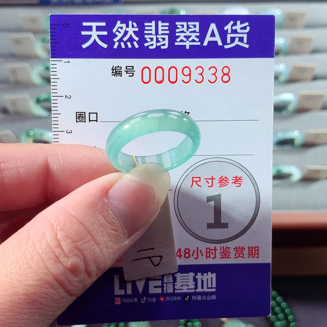 翡翠未镶嵌戒指19号