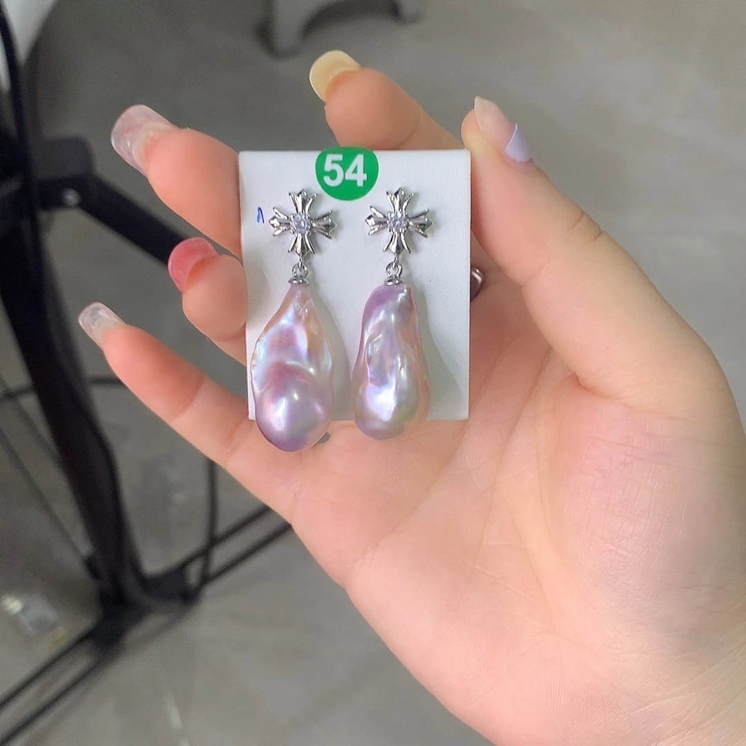 未镶嵌淡水珍珠耳饰