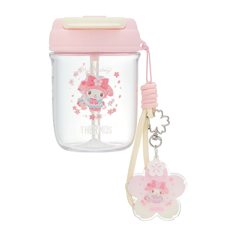 【A等品微瑕】膳魔师三丽鸥樱雨入梦系列塑料杯可爱安全吸管470ml