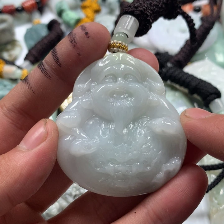 颈饰未镶嵌翡翠保真天然a货翡翠