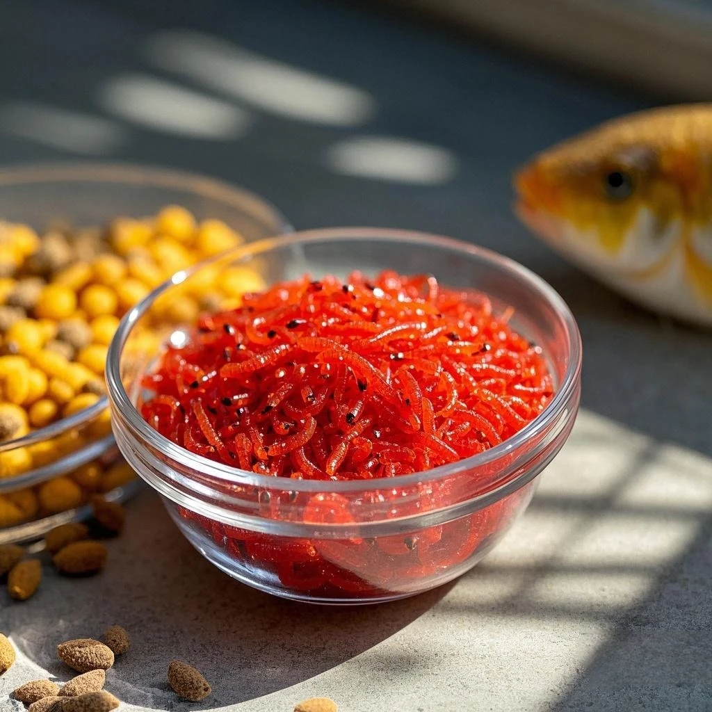 鲜活红虫活饵特大号黑头公虫活体喂鱼饵拉饵鲫鱼饵料蚯蚓钓鱼鱼饵