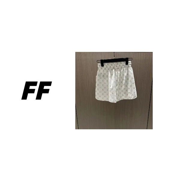 【T007-W00】春夏新款字母印花高腰短裤