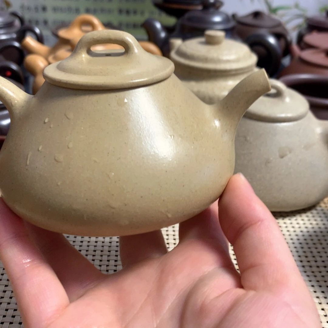 油***哥茶壶紫砂宜兴原矿本绿200cc