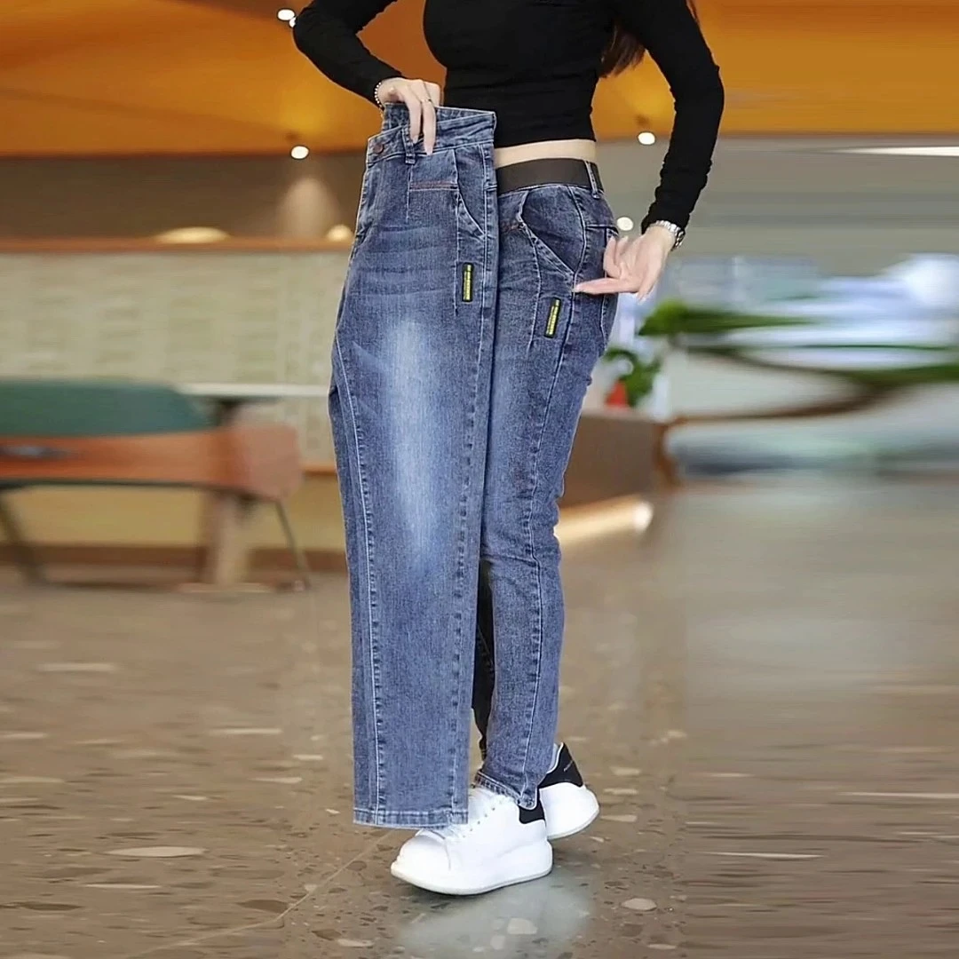 战狼世家2025潮流牛仔裤男士弹力修身小直筒裤百搭休闲小个子裤子