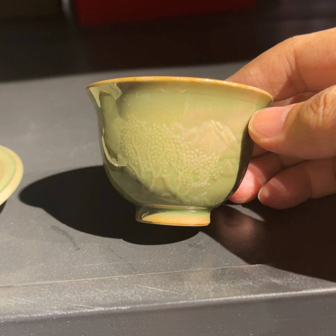 瓷特价山水铃铛杯特价