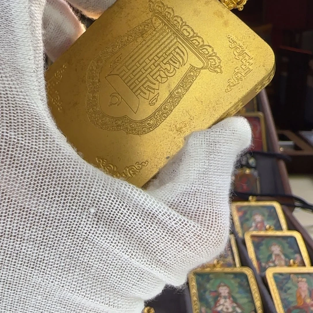 扶***风吊坠唐卡绘画作品